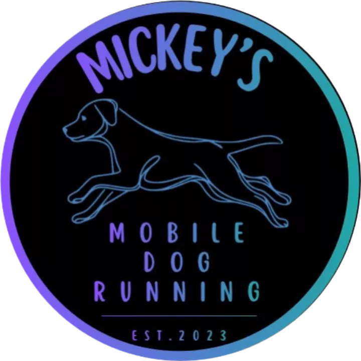 Mickey's Mobile Dog Running Logo